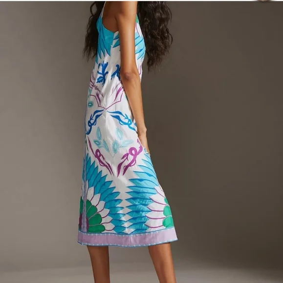 Maeve xs deco midi dress